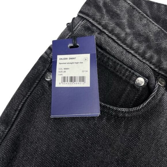 Cavalli Class By Roberto Cavalli High Rise Straight Cropped Jean 25 - Picture 4 of 6